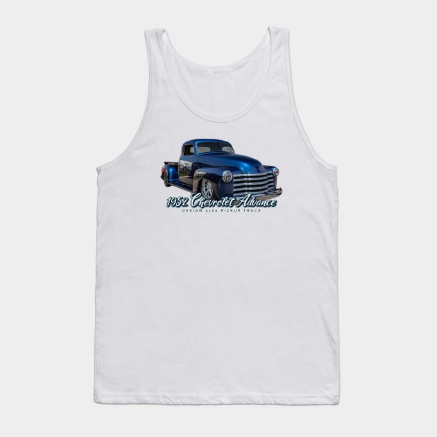 1952 Chevrolet Advance Design 3100 Pickup Truck Tank Top by Gestalt Imagery